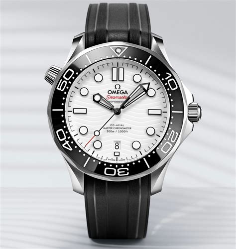 omega seamaster 300 white|Omega Seamaster 300m white face.